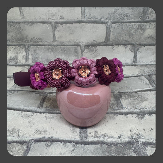 Blumenhalsband Rosa